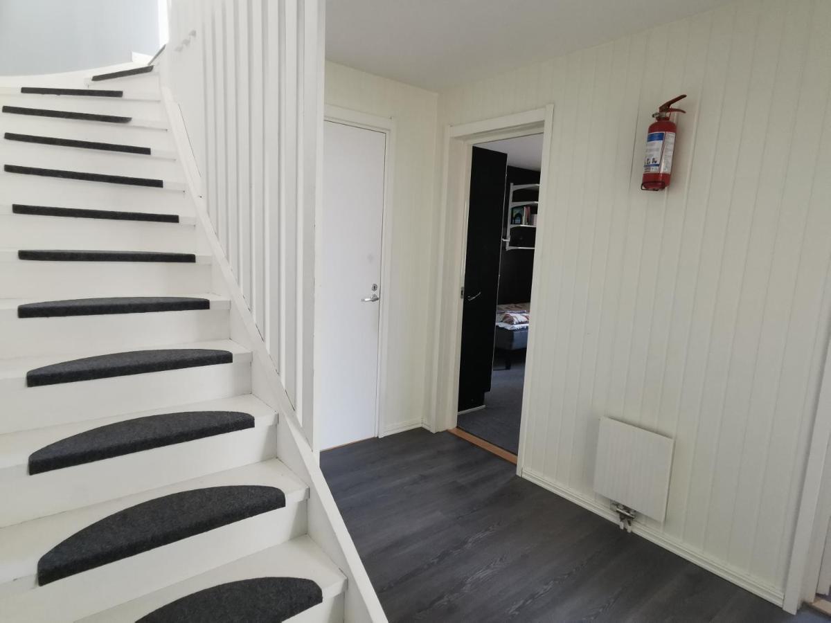 The White And Black House Villa Kalix Exterior foto
