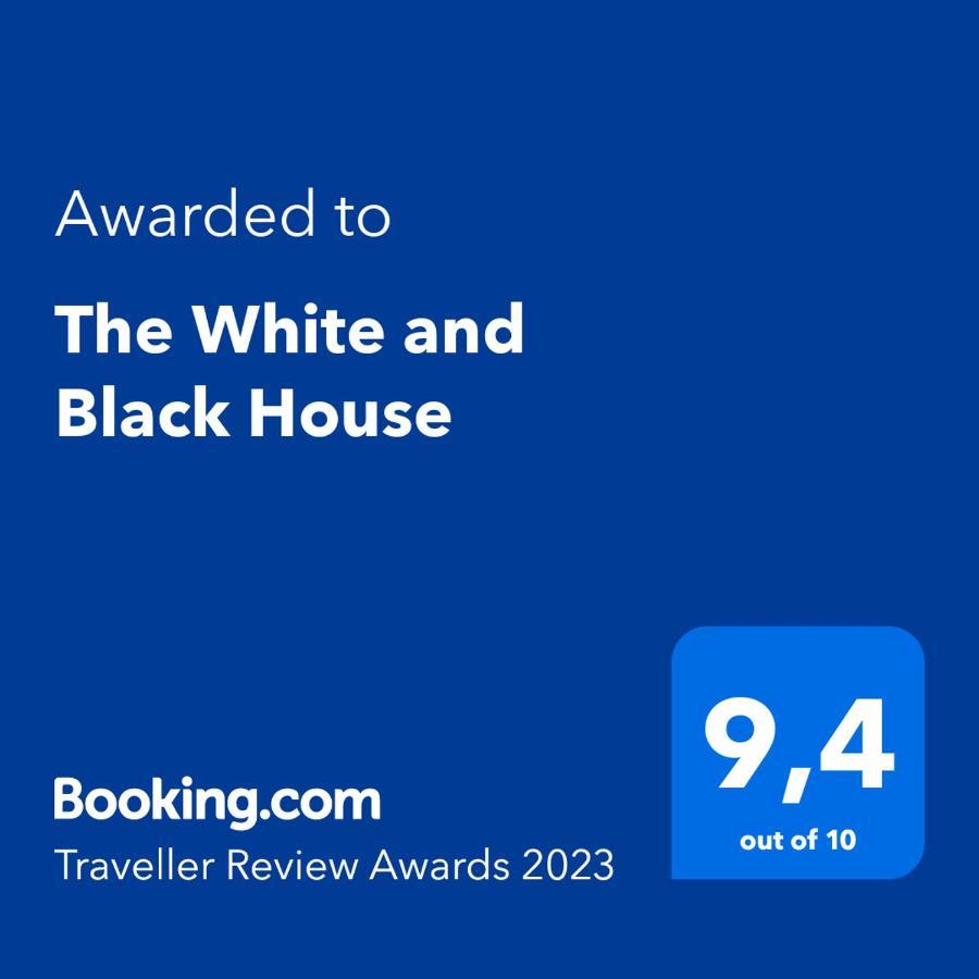 The White And Black House Villa Kalix Exterior foto